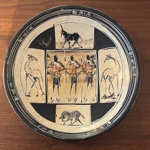 Handcrafted Ceramic Plate from Kenya